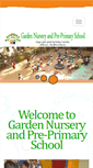 Mobile Screenshot of gardenpreprimary.com